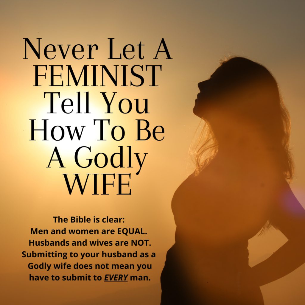 Never Let A Feminist Tell You How To Be A Godly Wife - Amos Ministries